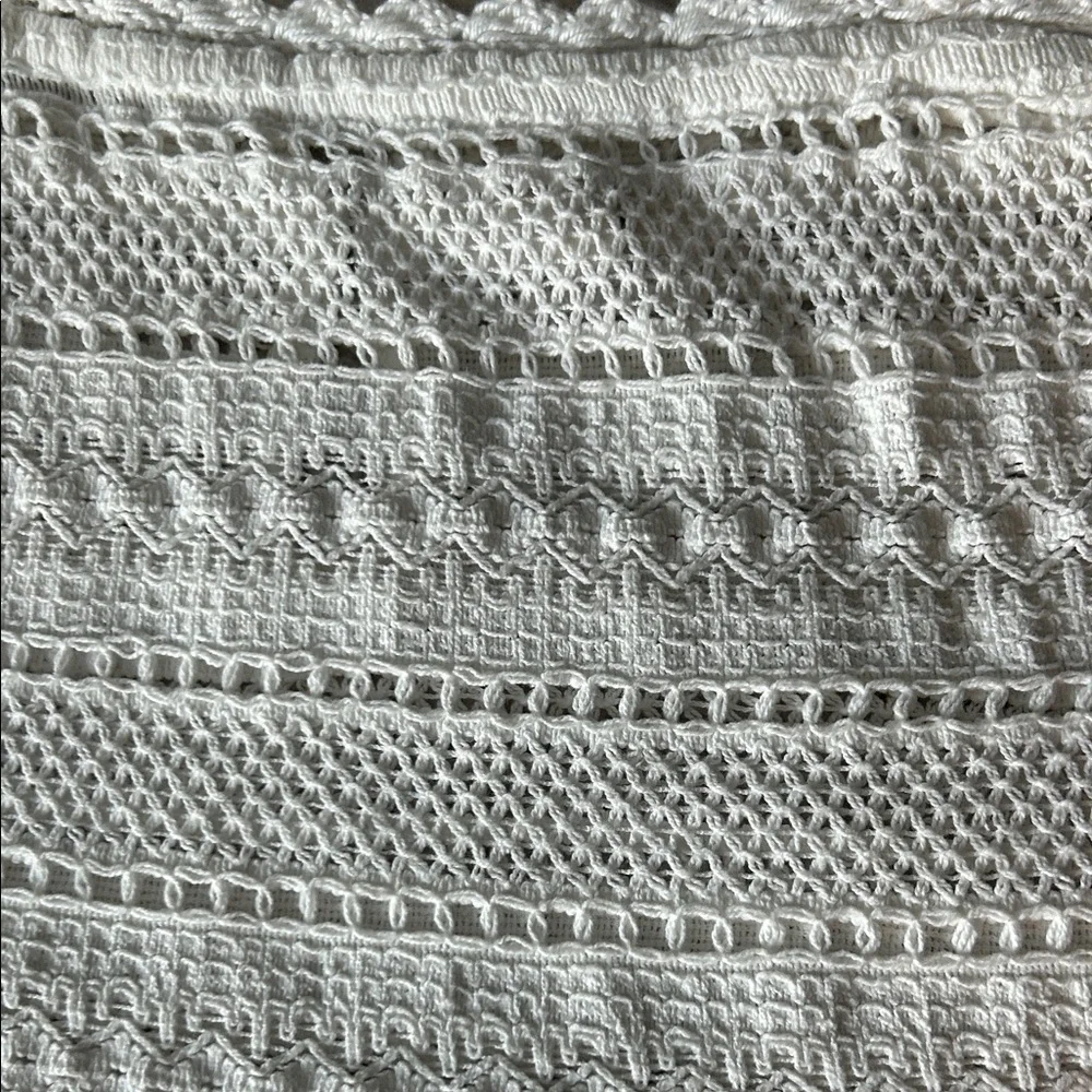 Aerie Ivory Crochet Lace Top - Picture 6 of 9